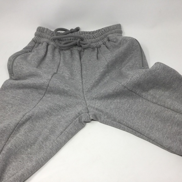 IRENE 19A88005 High Waisted Bell Bottom Sweat Pant - Picture 10 of 11